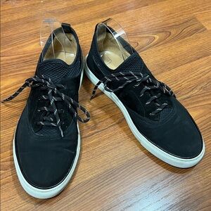 Jenni Kayne Sz 41/ US 11 Sneakers Black Trainer Low Top Shoes Suede Luxury